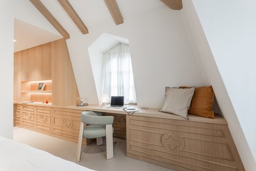 Transformation et rénovation historique de l'Hôtel de la Cigogne à Saint Ursanne Jura Suisse