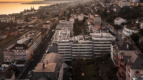 Transformation de CCHE pour le projet de rénovation et d'assainissement Sablons à Neuchâtel Suisse