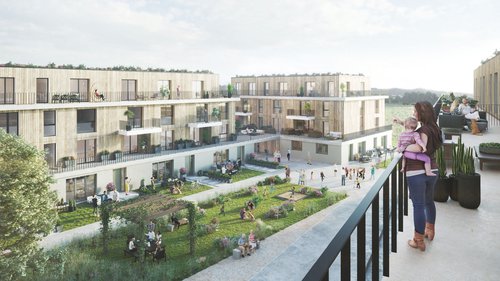 Concours de CCHE pour l'Ecoquartier Record à Echallens Suisse