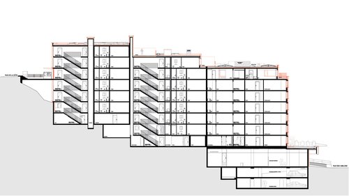 Transformation de CCHE pour le projet de rénovation et d'assainissement Sablons à Neuchâtel Suisse