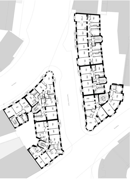 Transformation de CCHE pour Ancienne douane à Lausanne Suisse