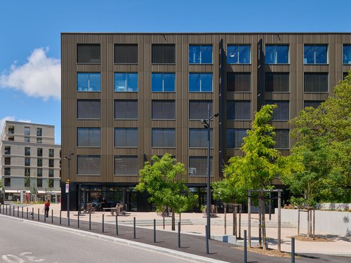 Architecture et Réalisation de CCHE pour le Quartier résidentiel à Bussigny Côté Gare Suisse