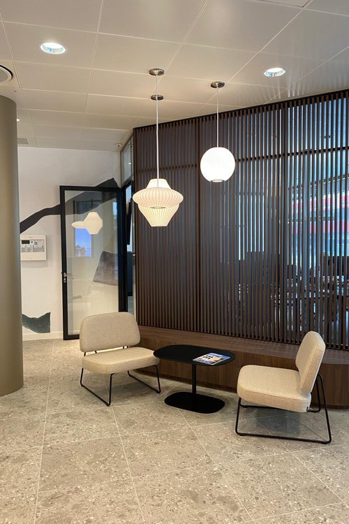 Transformation et rénovation intérieure de CCHE pour le Crédit agricole next bank Suisse