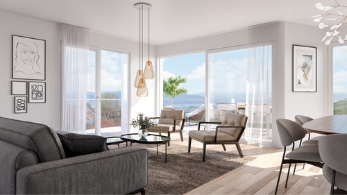 Architecture de CCHE pour les terrasses du Bois de Chênes Suisse