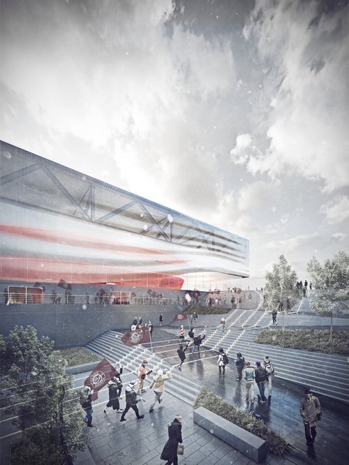 Concours de CCHE pour le Centre intercommunal sportif de glace de Malley Suisse