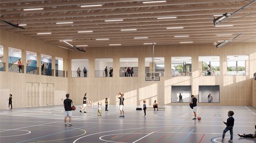 Architecture de CCHE pour complexe scolaire "Chez le Maître"