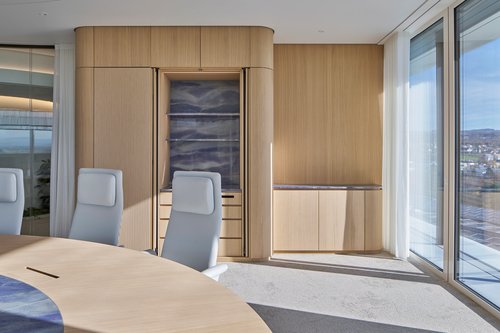 Aménagement d’intérieur par CCHE pour un family office suisse