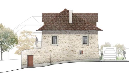 Architecture d'intérieur de CCHE d'un espace viticole et événementiel polyvalent à Riex