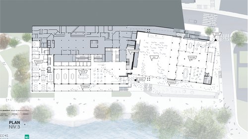 Architecture de CCHE pour le Centre de congrès 2m2c à Montreux Suisse 3