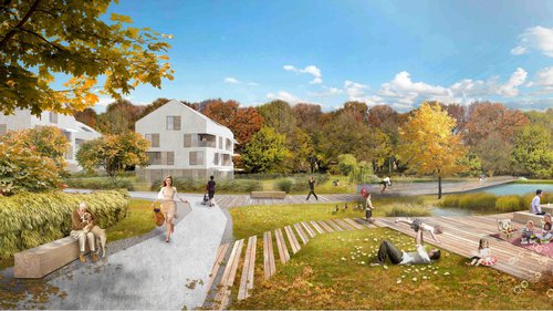 Architecture de CCHE pour le quartier Les Planches Suisse
