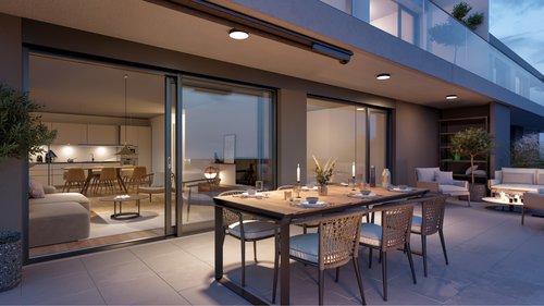 Architecture de CCHE pour les terrasses du Bois de Chênes Suisse