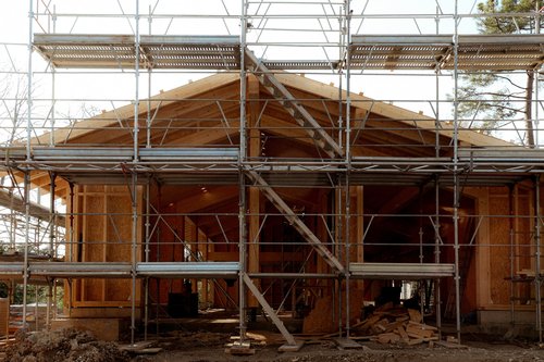 Actualité de CCHE sur l’avancement des travaux d’une villa contemporaine à Genève Suisse