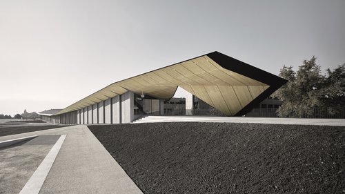 © Michel Denancé Architecture de CCHE du bâtiment public EPFL Artlab Suisse