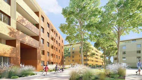 Quartier de la Suettaz à Nyon