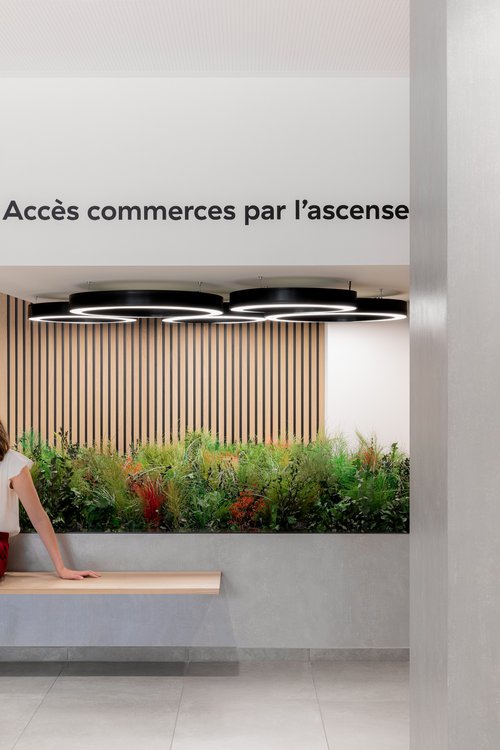 Transformation de CCHE pour le Centre commercial des Eaux-Vives Genève Suisse