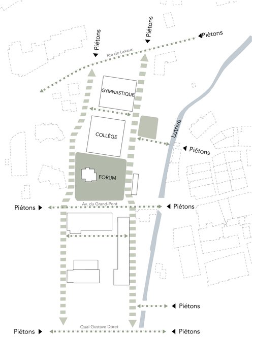 Concours d'architecture de CCHE pour le Collège de la Combe à Lutry Suisse