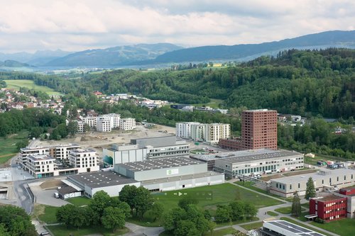 Urbanisme et Architecture de CCHE pour le Quartier de l'Ancienne Papeterie à Marly Suisse