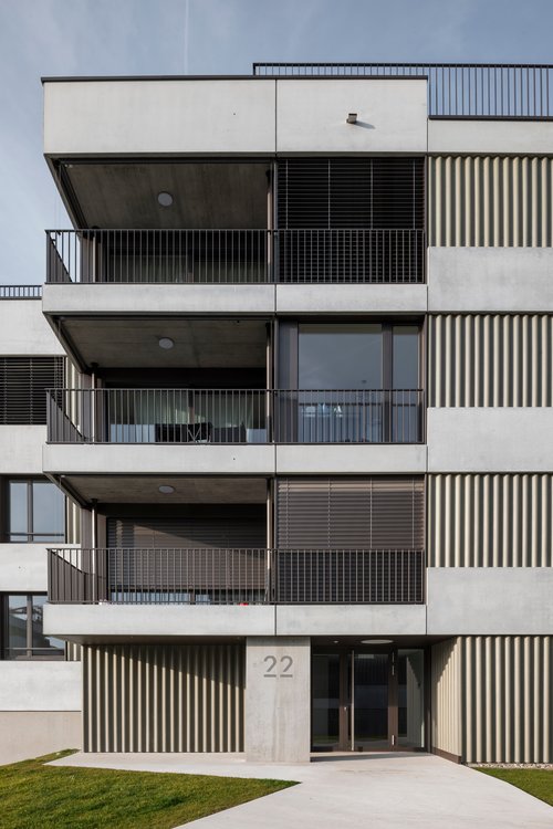 Architecture de CCHE pour le Quartier Ley Outre à Crissier Suisse