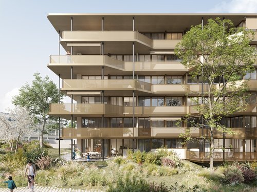 Concours d'architecture de CCHE pour les Tuileries 1 à Epalinges Suisse