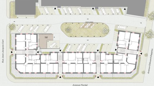 Concours architecture Avenue Dapples Lausanne Suisse