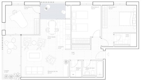 Urbanisme et Architecture de CCHE pour le concours Ley Outre Crissier Suisse