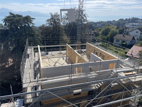 Transformation de CCHE pour Boulevard de la Forêt 1 Pully Suisse