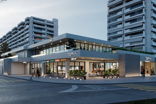 Concept transformation de CCHE pour le projet du centre commercial de la Tourelle Genève Suisse