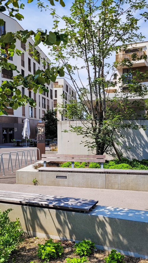 Architecture de CCHE du bâtiment de logements La Toula Suisse