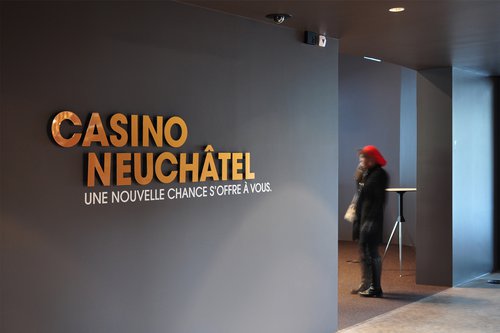 Signalétique de CCHE pour le Casino de Neuchâtel