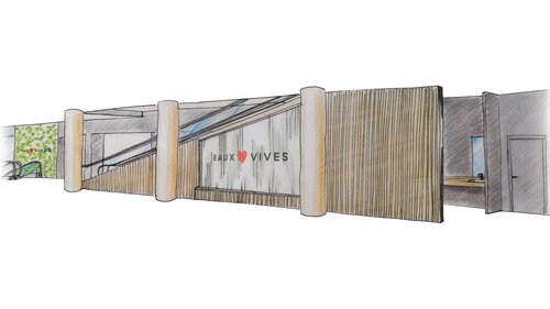 Transformation de CCHE pour le Centre commercial des Eaux-Vives Genèves Suisse