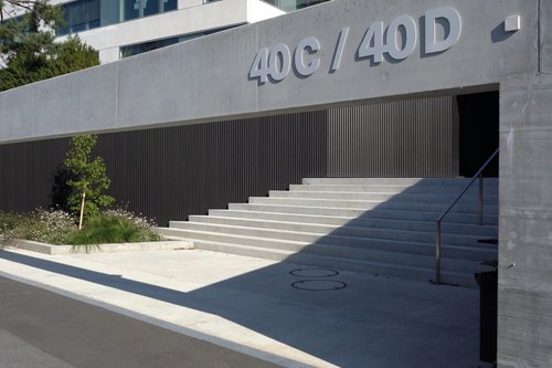 Architecture de CCHE du bâtiment administratif Grand'Rive Parc Suisse